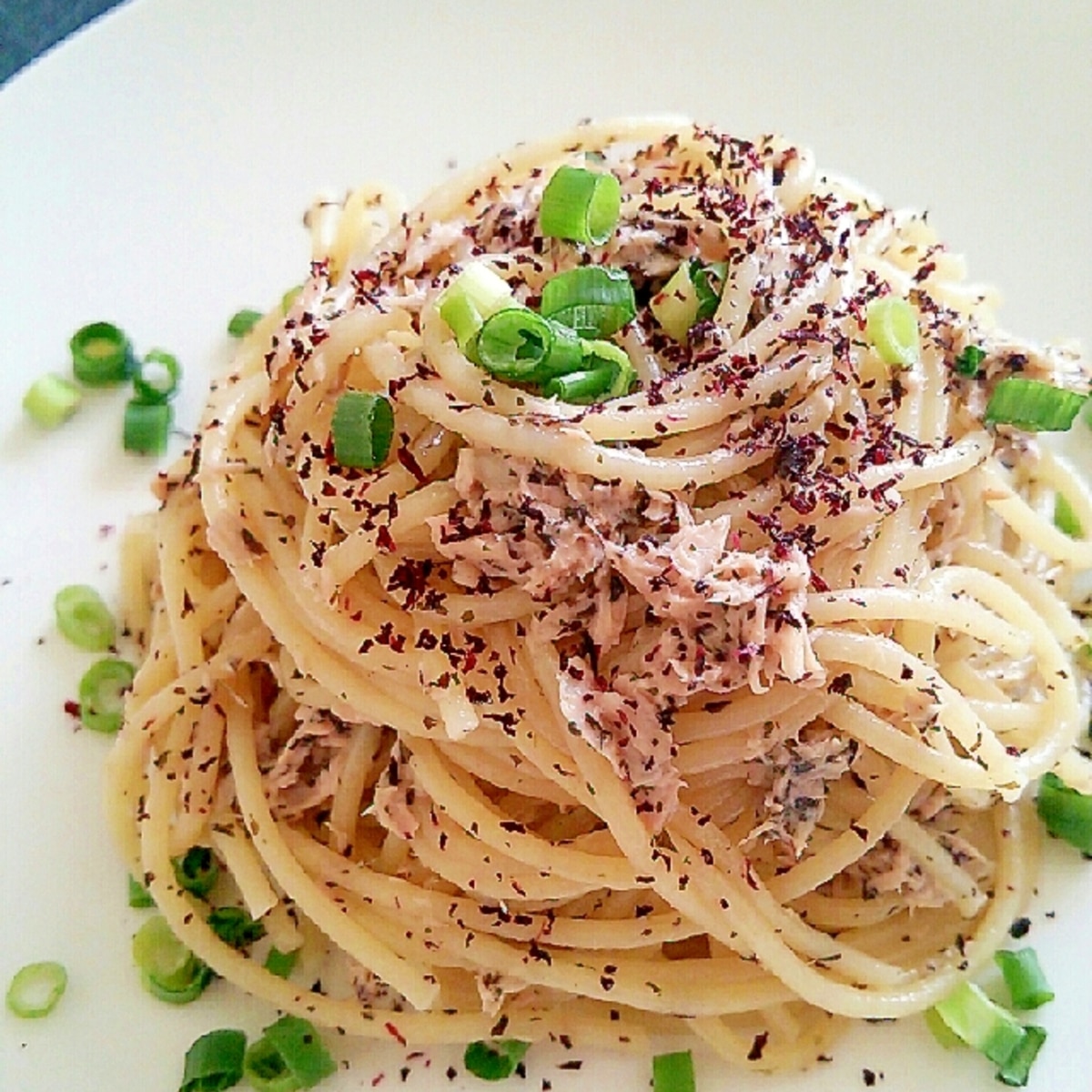 混ぜるだけで美味しい ツナとゆかりのパスタ レシピ 作り方 By あ ち0024 楽天レシピ